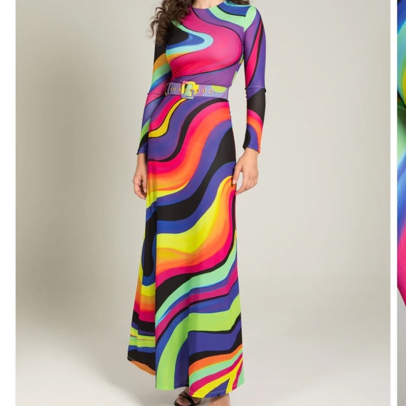 maria Escote Dresses & Skirts - Maria Escote Psychedelic gown, long dress